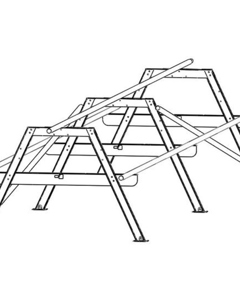 A-rack metal 5800 with 3 perches